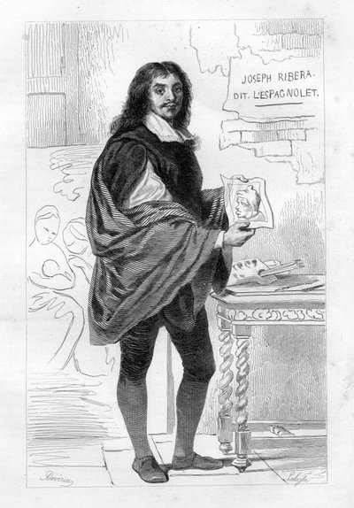 José de Ribera da Hippolyte Lalaise Devéria